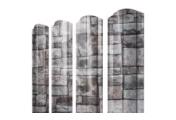 Штакетник Круглый фигурный 0,45 Print Elite Fine Stone TwinColor – Купить оптом и в розницу