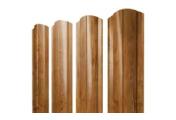 Штакетник Круглый фигурный 0,45 Print Elite Golden Wood TwinColor – Купить оптом и в розницу