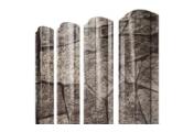 Штакетник Круглый фигурный 0,45 Print Elite King Stone TwinColor – Купить оптом и в розницу