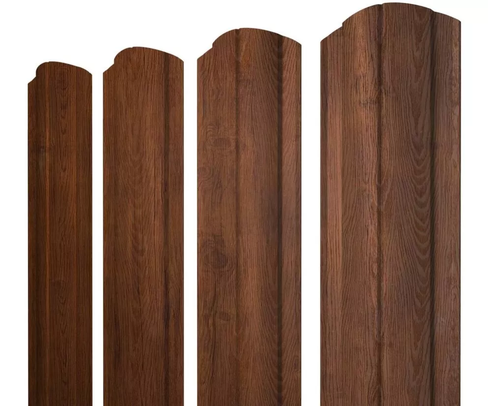 Штакетник Круглый фигурный 0,45 Print Premium Golden Wood Fresh купить в краснодаре