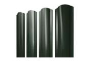 Штакетник Круглый фигурный 0,5 GreenCoat Pural BT RR 11 темно-зеленый (RAL 6020 хромовая зелень) – Купить оптом и в розницу