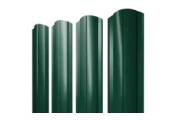 Штакетник Круглый фигурный 0,5 Satin Matt TX RAL 6005 зеленый мох – Купить оптом и в розницу