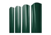 Штакетник Круглый фигурный 0,5 Satin RAL 6005 зеленый мох – Купить оптом и в розницу