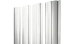 Штакетник Круглый с прямым резом 0,45 Drap RAL 9003 сигнальный белый. Цена: 130 руб. Артикул: 46297