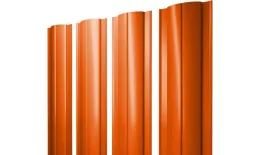 Штакетник Круглый с прямым резом 0,45 PE RAL 2004 оранжевый. Цена: 117 руб. Артикул: 38155