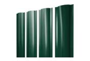 Штакетник Круглый с прямым резом 0,5 Satin Matt RAL 6005 зеленый мох – Купить оптом и в розницу