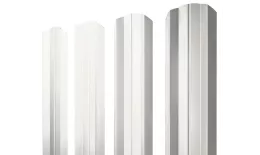 Штакетник Grand Line М-образный А фигурный 0,5 Satin RAL 9003 Сигнальный белый. Цена: 109 руб. Артикул: Mfig_80