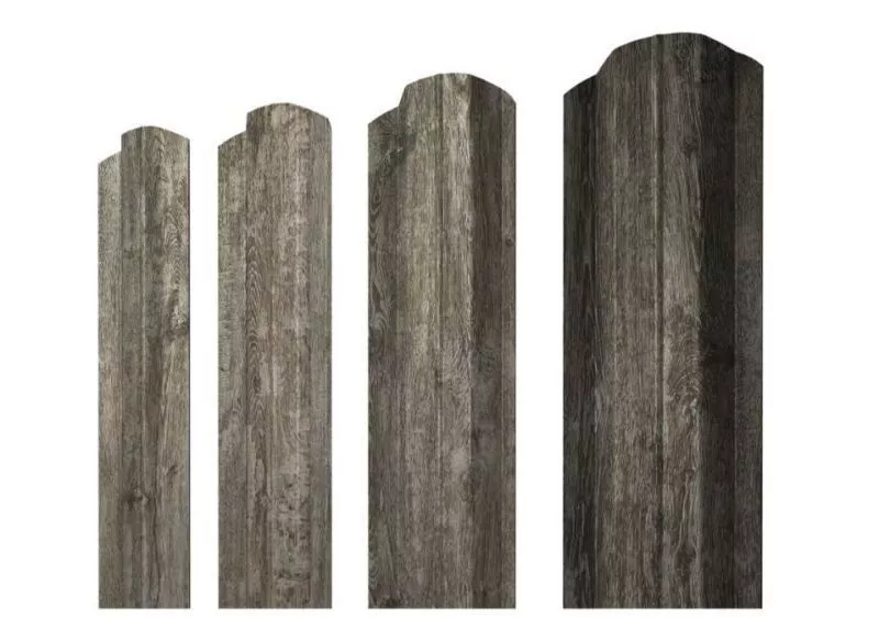 Штакетник Grand Line М-образный B фигурный 0,45 Print Elite Nordic Wood Северное дерево купить в краснодаре