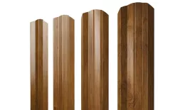 Штакетник М-образный А фигурный 0,45 Print Elite Golden Wood TwinColor. Цена: 165 руб. Артикул: 38432