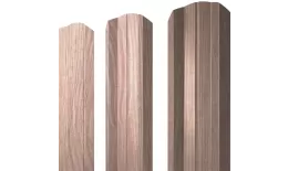Штакетник М-образный А фигурный 0,45 Print Elite White Wood TwinColor. Цена: 165 руб. Артикул: 38435