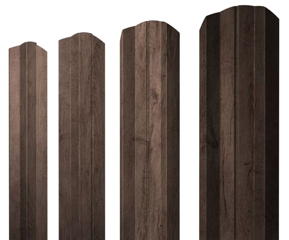 Штакетник М-образный А фигурный 0,45 Print Premium Almond Wood Fresh купить в краснодаре