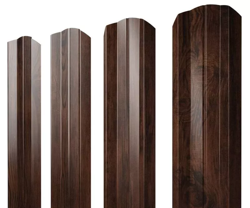 Штакетник М-образный А фигурный 0,45 Print Premium Cherry Wood купить в краснодаре