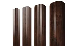 Штакетник М-образный А фигурный 0,45 Print Premium Cherry Wood. Артикул: 39347