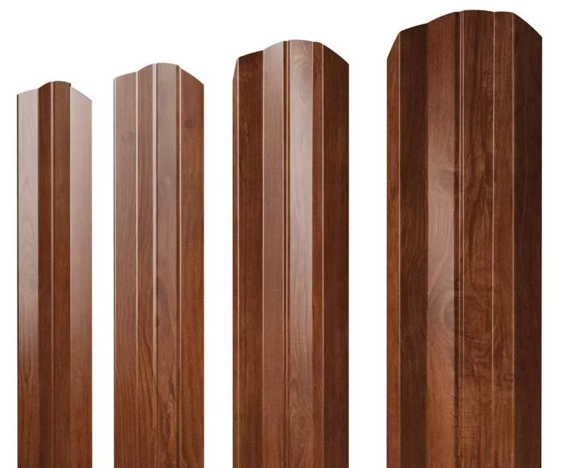 Штакетник М-образный А фигурный 0,45 Print Premium Rowan Fresh TwinColor купить в краснодаре