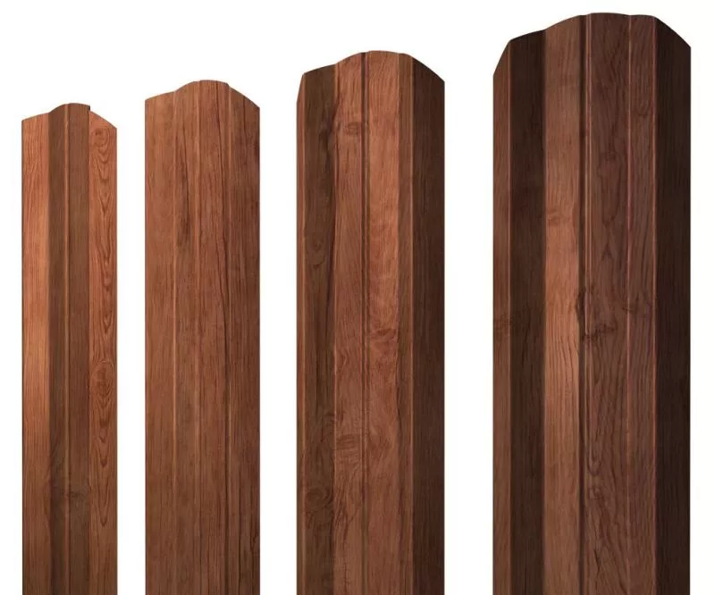 Штакетник М-образный А фигурный 0,45 Print Premium Rowan Wood Intense FTC купить в краснодаре