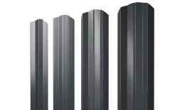 Штакетник М-образный А фигурный 0,5 Velur X RAL 7024 мокрый асфальт. Цена: 166 руб. Артикул: 38462