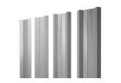 Штакетник М-образный А с прямым резом 0,4 PE RAL 7004 сигнальный серый – Купить оптом и в розницу