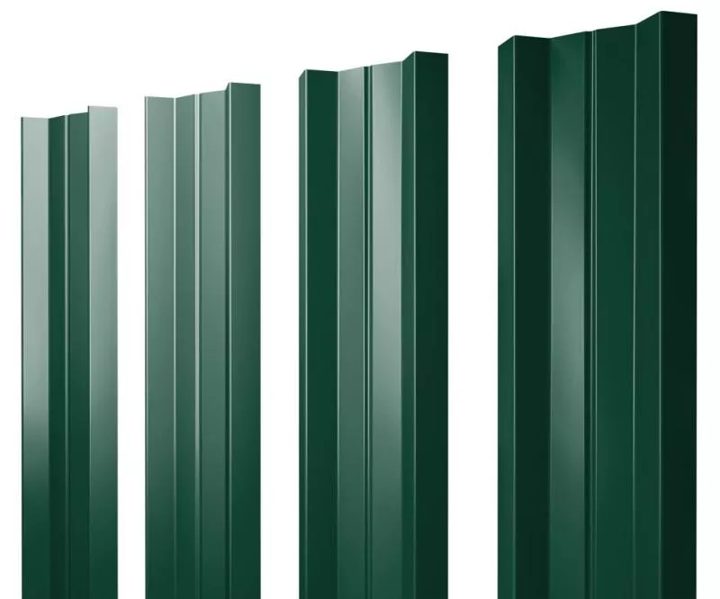 Штакетник М-образный А с прямым резом 0,45 Drap TR RAL 6005 зеленый мох купить в краснодаре