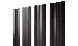Штакетник М-образный А с прямым резом 0,45 Print Elite Coffee Wood Blesk TwinColor. Артикул: 38372