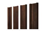 Штакетник М-образный А с прямым резом 0,45 Print Premium Cherry Wood Dark FTC – Купить оптом и в розницу
