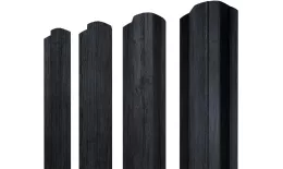 Штакетник М-образный B фигурный 0,45 Print Premium Grey Wood TwinColor. Цена: 151 руб. Артикул: 45848