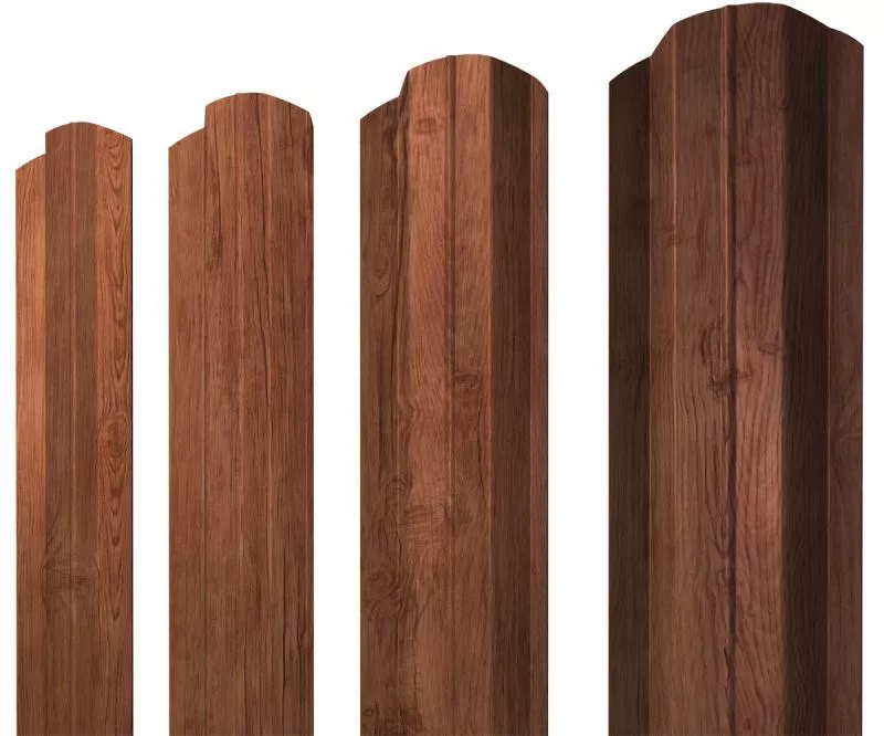 Штакетник М-образный B фигурный 0,45 Print Premium Rowan Wood Intense FTC купить в краснодаре