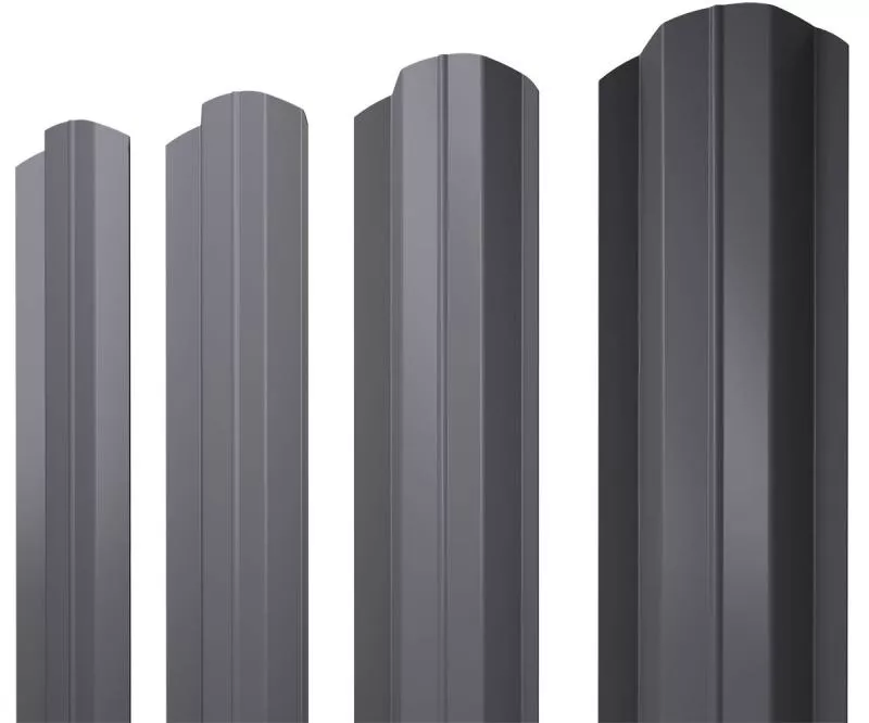 Штакетник М-образный В фигурный 0,45 Drap TX RAL 7004 сигнальный серый купить в краснодаре