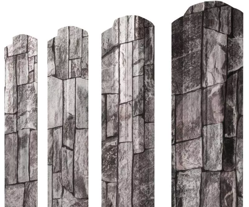 Штакетник М-образный В фигурный 0,45 Print Elite Fine Stone TwinColor купить в краснодаре