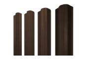 Штакетник М-образный В фигурный 0,5 Rooftop Бархат TX RAL 8017 шоколад – Купить оптом и в розницу