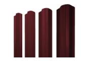 Штакетник М-образный В фигурный 0,5 Satin Matt TX RAL 3005 красное вино – Купить оптом и в розницу