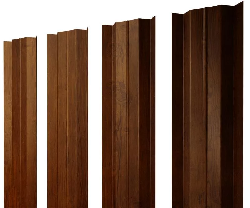 Штакетник М-образный В с прямым резом 0,4 Print Premium Golden Wood Intense FTC купить в краснодаре