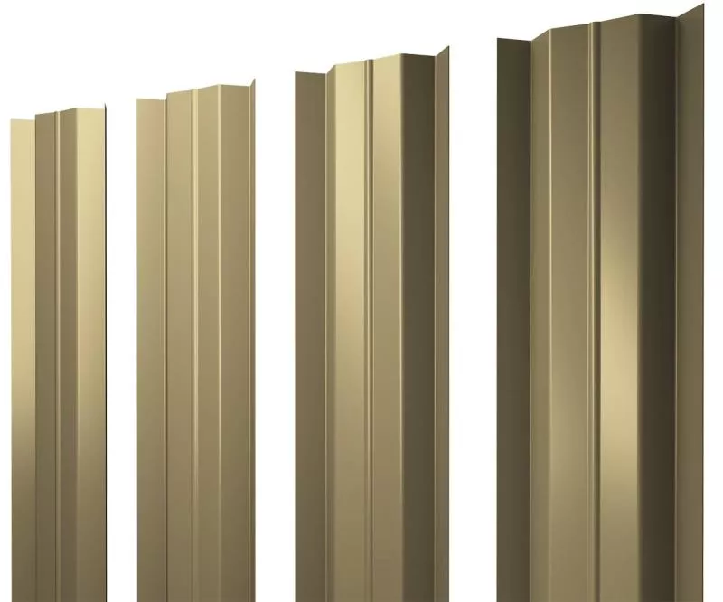 Штакетник М-образный В с прямым резом 0,45 PE RAL 1014 слоновая кость купить в краснодаре