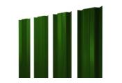 Штакетник М-образный В с прямым резом 0,45 PE RAL 6002 лиственно-зеленый – Купить оптом и в розницу