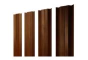Штакетник М-образный В с прямым резом 0,45 Print-Double Premium Golden Wood Intense F – Купить оптом и в розницу