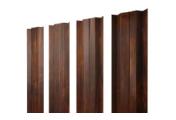 Штакетник М-образный В с прямым резом 0,45 Print Elite Chestnut Wood – Купить оптом и в розницу