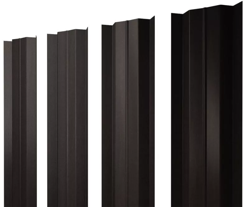 Штакетник М-образный В с прямым резом 0,45 Print Elite Coffee Wood Blesk TwinColor купить в краснодаре