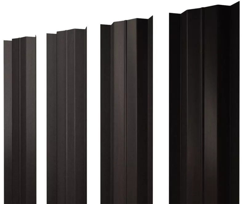 Штакетник М-образный В с прямым резом 0,45 Print Elite Coffee Wood TwinColor купить в краснодаре