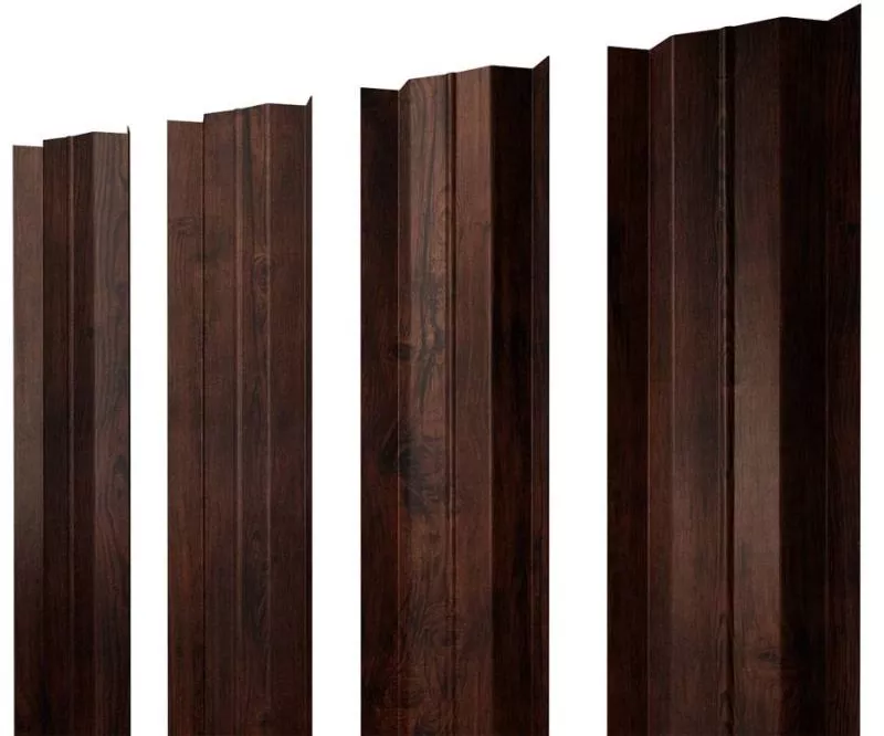 Штакетник М-образный В с прямым резом 0,45 Print Premium Cherry Wood купить в краснодаре