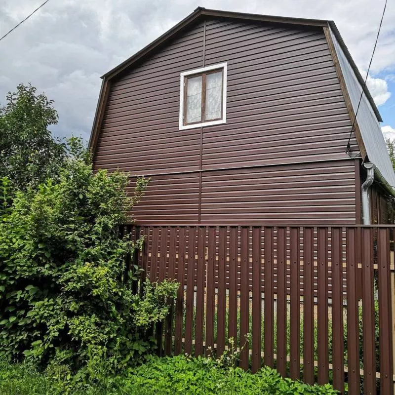 Штакетник М-образный В с прямым резом 0,5 Drap RAL 8017 шоколад купить в краснодаре