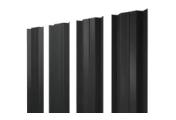 Штакетник М-образный В с прямым резом 0,5 Satin Matt TX RAL 7016 антрацитово-серый – Купить оптом и в розницу