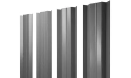 Штакетник М-образный В с прямым резом 0,5 Satin RAL 9006 бело-алюминиевый. Цена: 132 руб. Артикул: 45954