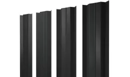 Штакетник Grand Line М-образный В 0,5 Satin RAL 7016 Антрацитово-серый. Цена: 109 руб. Артикул: M_89