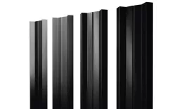 Штакетник Grand Line М-образный А 0,5 Satin RAL 9005 Черный. Цена: 111 руб. Артикул: M_87