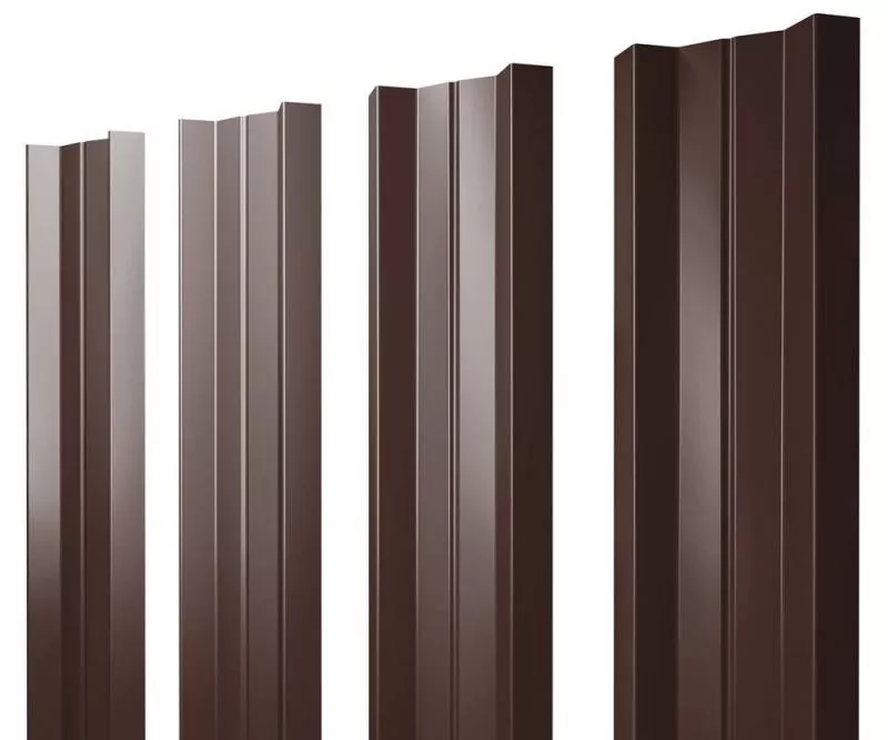 Штакетник Grand Line М-образный А 0,5 Quarzit Lite  RAL 8017 Шоколад купить в краснодаре