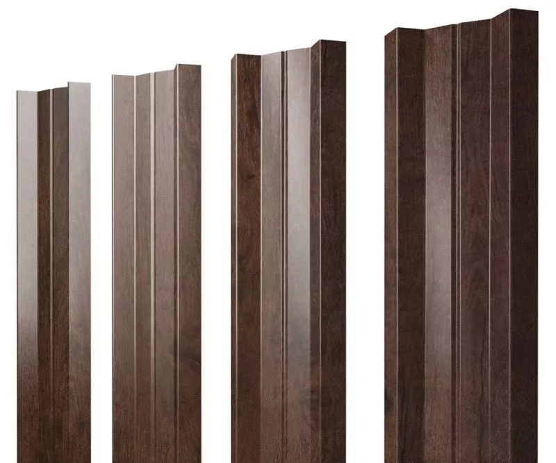 Штакетник Grand Line М-образный А 0,45 Print-double Premium РФ Antique Wood Античный дуб купить в краснодаре