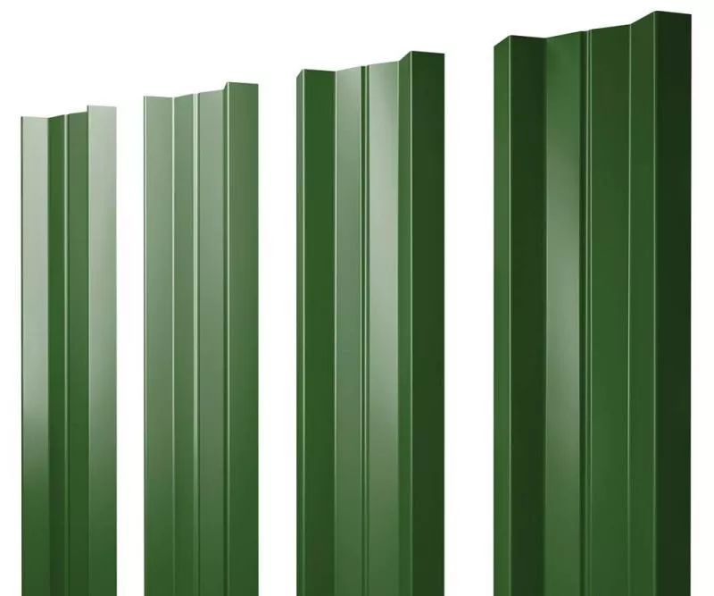 Штакетник Grand Line М-образный А 0,45 PE RAL 6002 Лиственно-зеленый купить в краснодаре