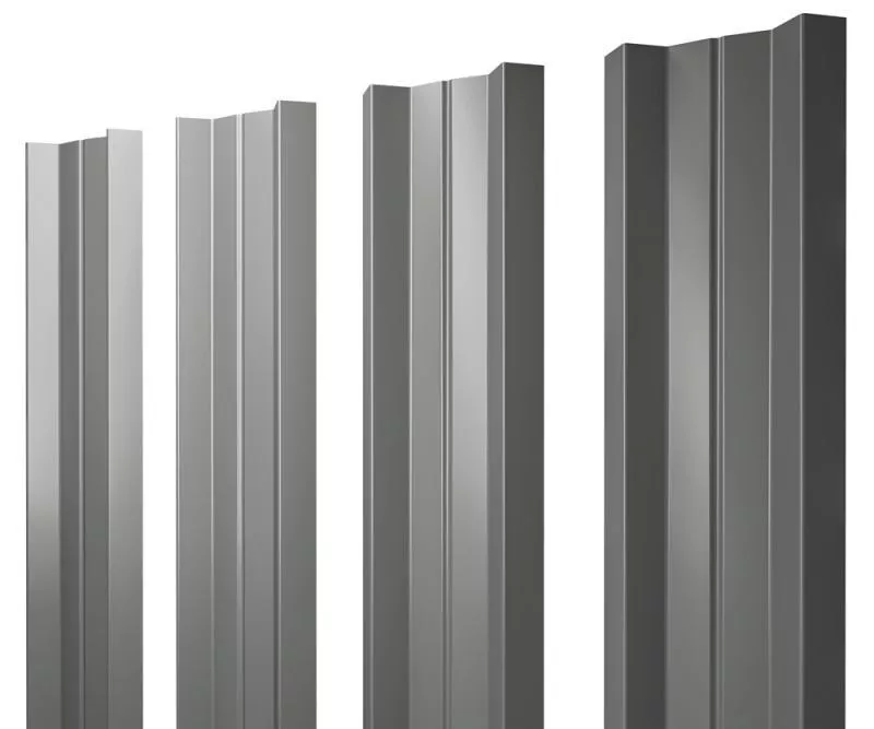 Штакетник Grand Line М-образный А 0,45 PE RAL 7005 Мышино-серый купить в краснодаре