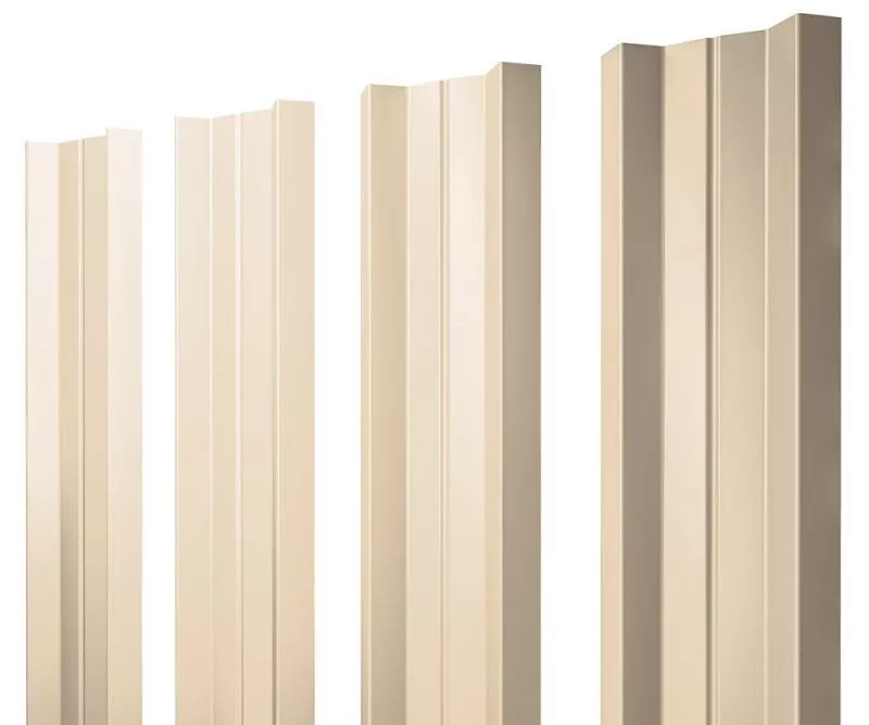 Штакетник Grand Line М-образный А 0,45 PE RAL 1015 Светлая слоновая кость купить в краснодаре