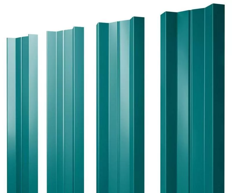 Штакетник Grand Line М-образный А 0,45 PE RAL 5021 Водная синь купить в краснодаре