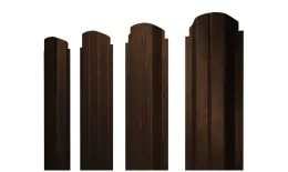 Штакетник П-образный А фигурный 0,45 Print Elite Chestnut Wood. Артикул: 39181